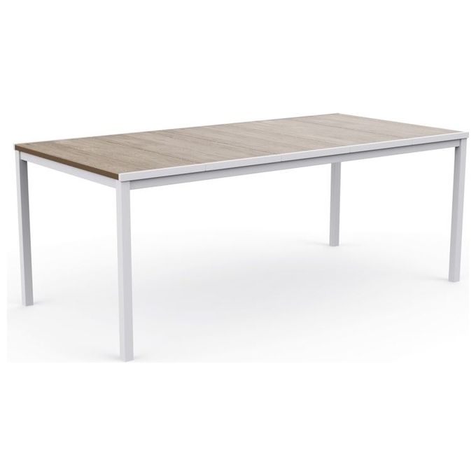 Keter Porto 200 Table 200X95X75H Ashwood Deco Coat Bianco