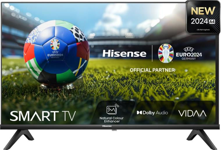 Hisense TV 32'' HD Ready 32E43NT Smart TV VIDAA U7 Game Mode Works with Alexa Tuner DVB-T2-S2 HEVC 10 lativu' Hisense 32E43NT TV 81,3 cm (32") HD Smar