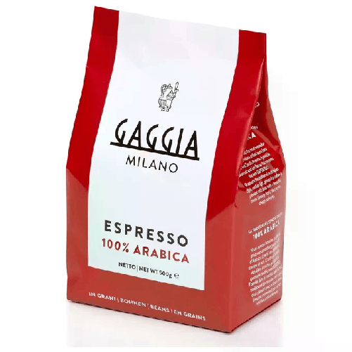 Gaggia Caffe' in Grani 100% Arabica Confezione da 500Gr Gaggia 100% Arabica 500 g