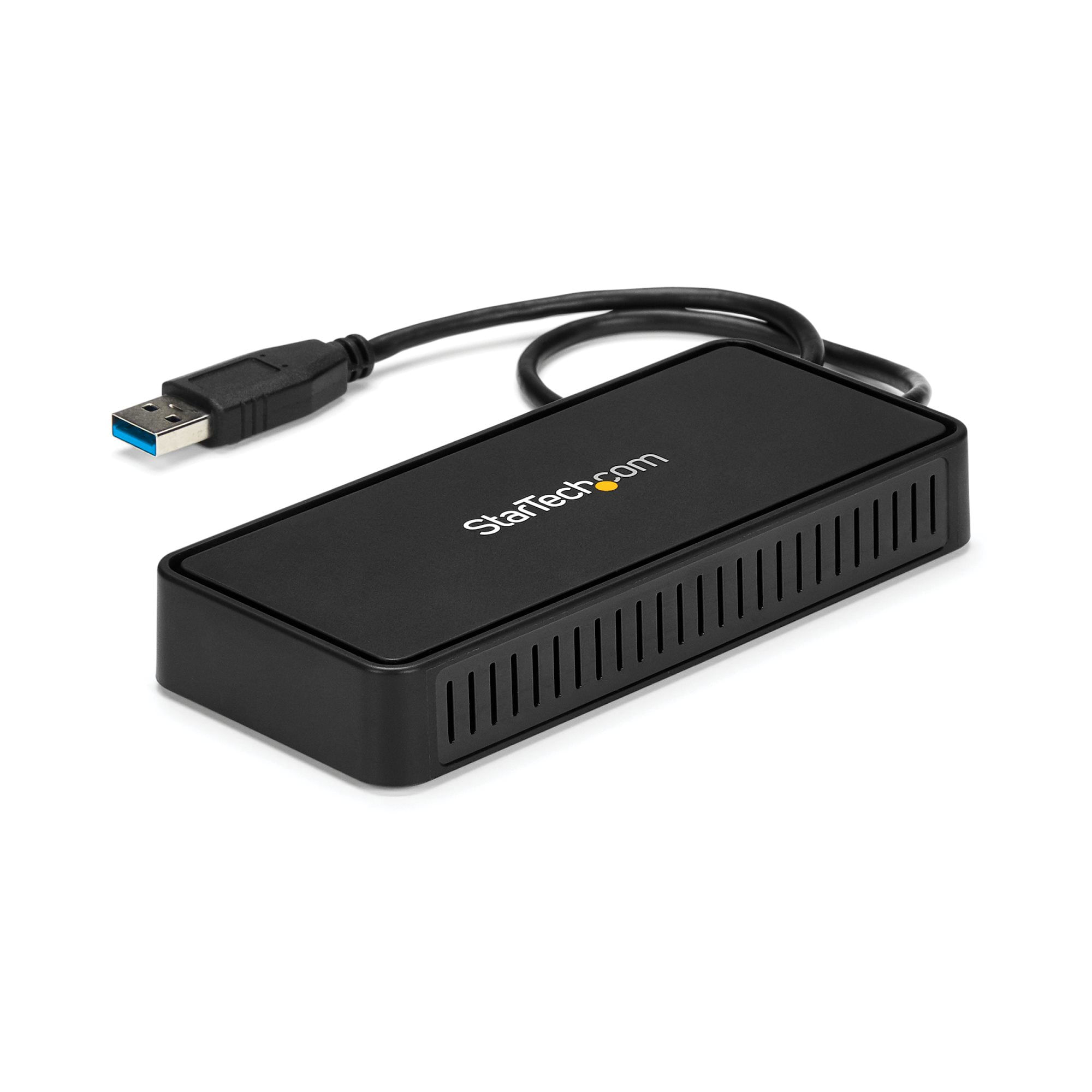StarTech.com USB 3.0 Mini Dock - Dual Monitor USB-A Docking Station con DisplayPort 4K 60Hz e Gigabit Ethernet - Cavo di 30 cm - Adattatore portatile