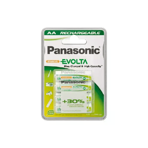Panasonic Wentronic AA 2.05Ah NiMH 4-BL EVOLTA Panasonic Batteria ricaricabile Stilo AA Nichel-Metallo Idruro (NiMH) Wentronic AA 2.05Ah NiMH 4-BL EVO