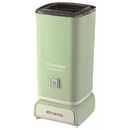 Ariete 2878 Cappuccinatore Vintage - Montalatte a caldo e a freddo - Cappuccino, cioccolata, infusi liofilizzati - 500 Watt - Verde