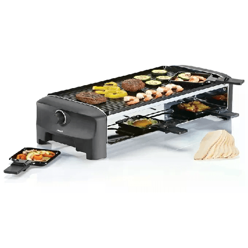 Princess Raclette con Griglia e Teppanyaki Party per 8 Persone 1300 W Princess 162840 Raclette 8 Grill e Teppanyaki Party