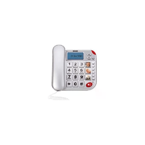 Brondi Super Bravo Plus Telefono analogico Bianco Identificatore di chiamata Brondi Super Bravo Plus Telefono analogico Identificatore di chiamata Bia