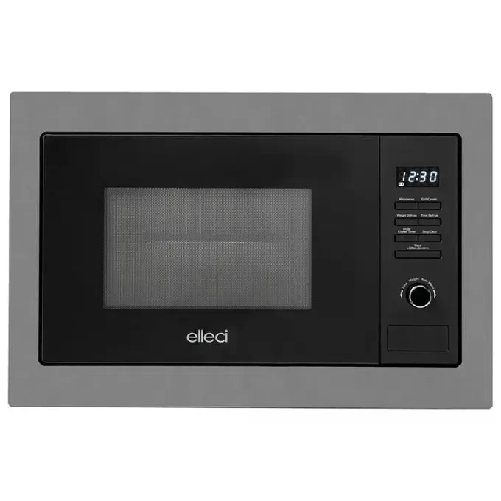 Elleci FMSP28173WS Forno a Microonde con Grill Capacita' 28 Litri Potenza 1100 W 8 Programmi Display LED Titanium Elleci Forno a microonde Plano MW M7