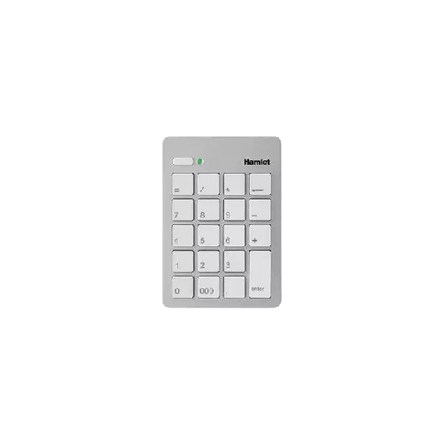 Hamlet Numeric Keypad tastierino numerico usb 2.0 argento