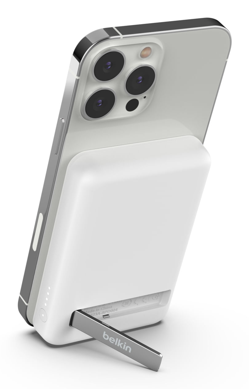 Belkin PowerBank Wireless Magnetica 5.000mAh Bianco Belkin BoostCharge 5000 mAh Carica wireless Bianco
