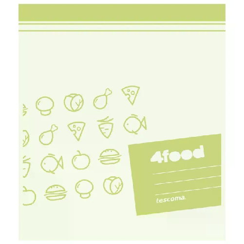 Tescoma Sacchetti per alimenti con sigillo di chiusura Cm 27X23 Pezzi 15 Tescoma Sacchetti per alimenti 4FOOD 27 x 23 cm, 15 pcs
