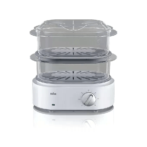 Braun FS 5100 pentola a vapore 2 cestello/i Superficie piana 850 W Bianco