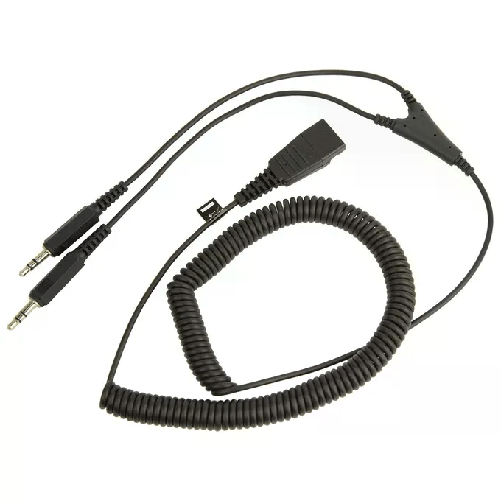 Jabra Cavo per Cuffie Disconnessione Rapida Jack da 3,5mm Jabra 8734-599 accessorio per cuffia