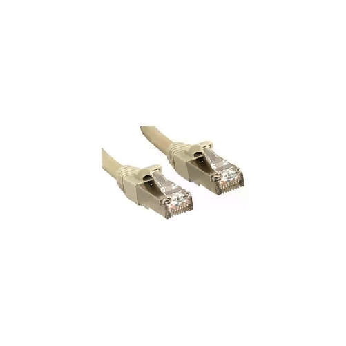 Lindy Cavo di Rete Rigido UTP Categoria 6 LINDY 45584 3 m Grigio Beige 1 Unità Lindy Cat.6 SSTP/S/FTP PIMF Premium Patch Cable 3m cavo di rete Beige
