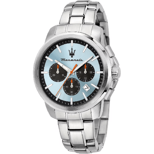 MASERATI OROLOGIO CRONOGRAFO UOMO MASERATI R8873621044 42 BLU ACCIAIO ORIGINALE PE 2025 Colore Blu,Taglia Unica