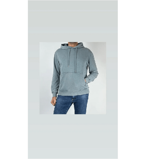 LANDEK PARK MAGLIA FELPA FELPE UOMO LANDEK PARK LLP0066 COTONE GRIGIO ORIGINALE PE 2025 Colore Grigio,Taglia XL