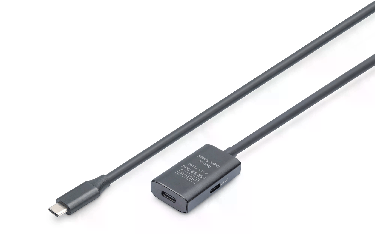 Digitus Cavo di prolunga attivo USB 3.2 Gen1 5G, USB-C - USB-C, 5 m Digitus Active Usb 3.2 Gen1 5G Extension Cable Usb-C - Usb-C 5M