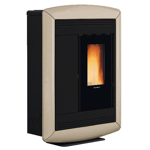 La nordica extraflame stufa a pellet souvenir lux evo 10.2kw canalizzata tortora a+