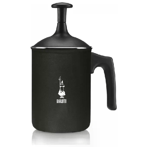 Bialetti Tutto Crema Schiumalatte da 3 Tazze con Colino Doppio per una Schiuma Robusta 0,5Lt Nero Bialetti 00AGR394 montalatte e scaldalatte Manuale N