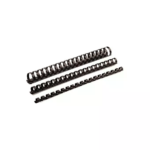 Fellowes Confezione 100 Dorso Plast. D.19mm nero Fellowes 5347705 accessori per la rilegatura