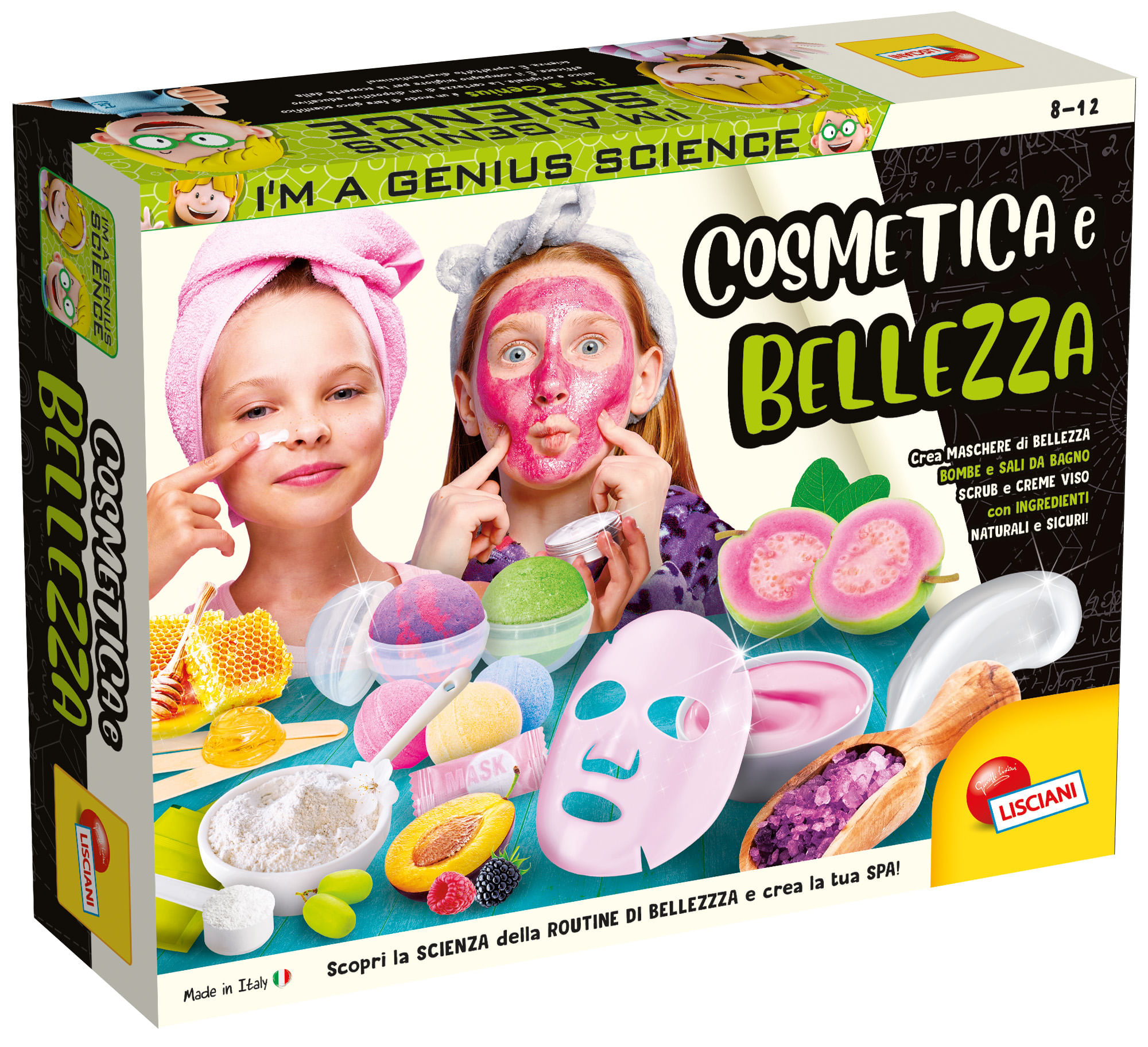 Lisciani Gioco Creativo Im a Genius Super Laboratorio Routine di Bellezza Lisciani 102631 trucco per festa in maschera