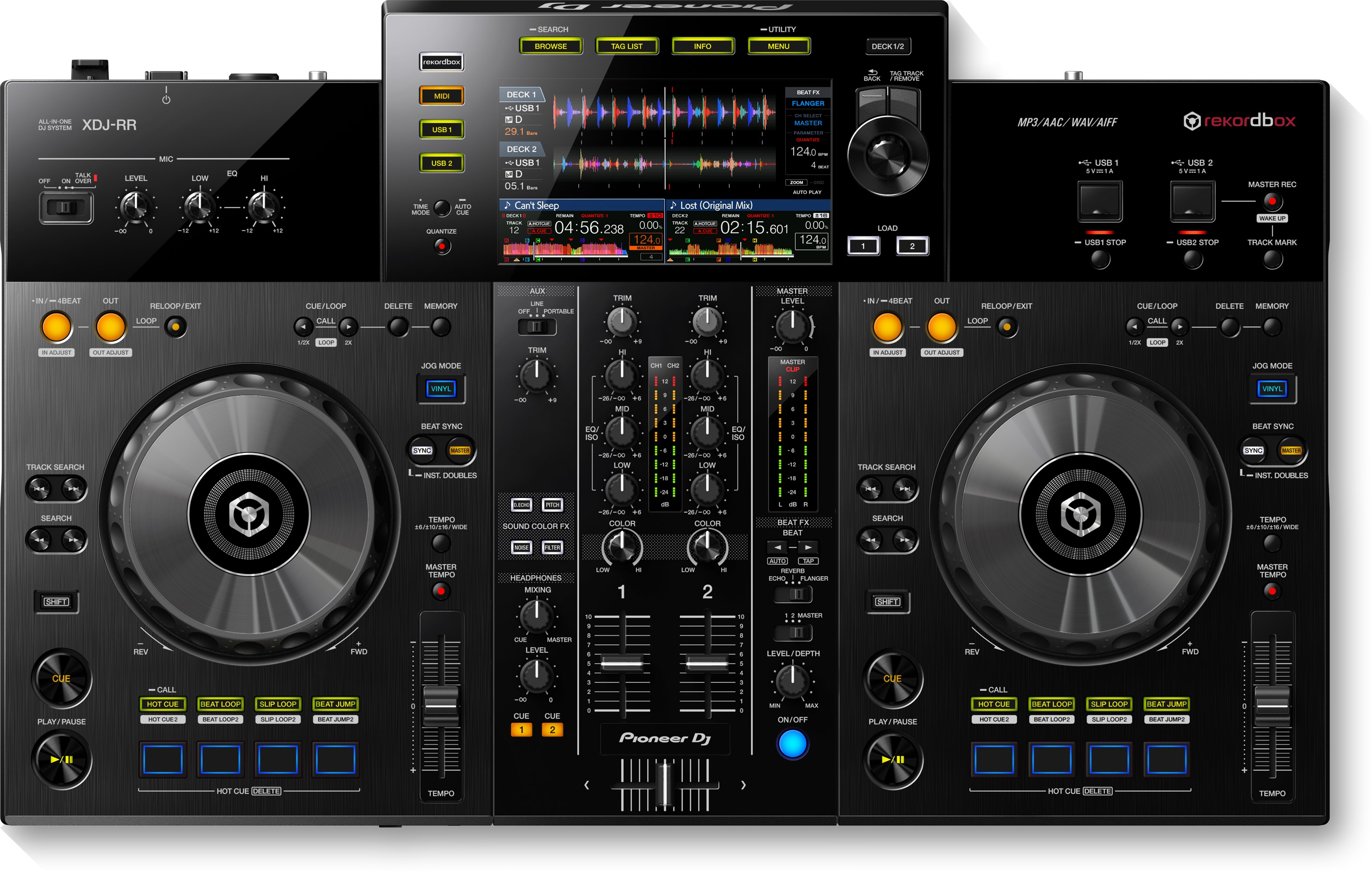 Pioneer XDJ-RR controller per DJ Nero 2 canali Pioneer DJ XDJ-RR All in One Rekordbox System