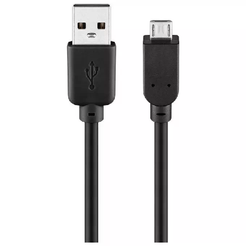 Neutra Goobay 93921 cavo USB USB 2.0 5 m Micro-USB B USB A Nero Goobay 93921 cavo USB USB 2.0 5 m Micro-USB B USB A Nero