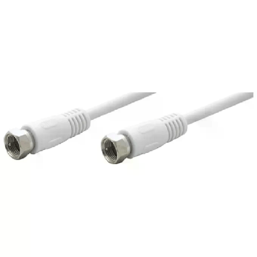 Goobay Ednet cavo antenna sat coassiale connettori tipo f maschio-maschio schermato mt.1,5 in blister da esposizione Tecline 1.5m F-type cavo coassial