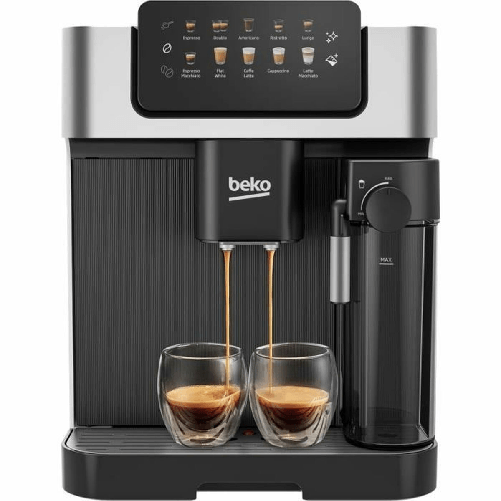 Beko CEG7304X macchina per caffè Automatica Macchina per espresso 2 L BEKO Caffettiera superautomatica BEKO