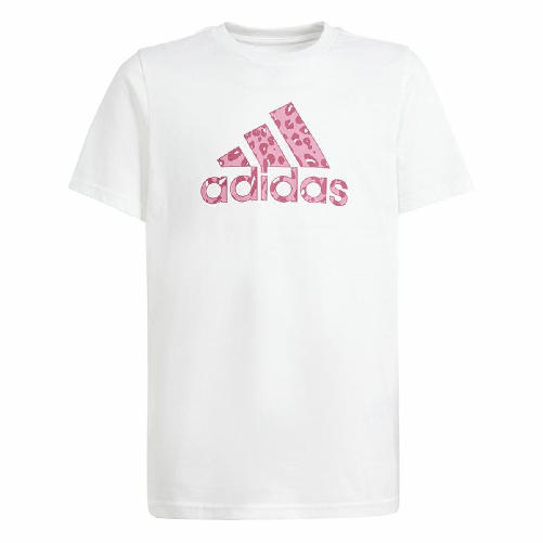 Adidas Maglia a Maniche Corte per Bambini Adidas G Animal Bianco
