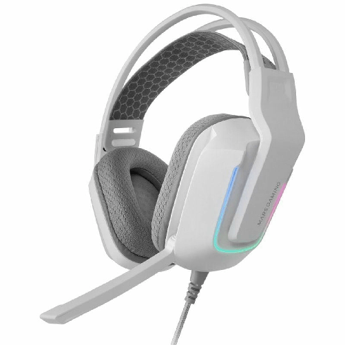 Mars Gaming Auricolari con Microfono Gaming Mars Gaming MH-Strike Bianco
