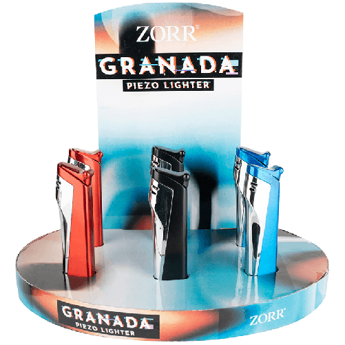 ZORR ACCENDINI ZORR GRANADA PIEZO FLAT FLAME (6PZ) 71302