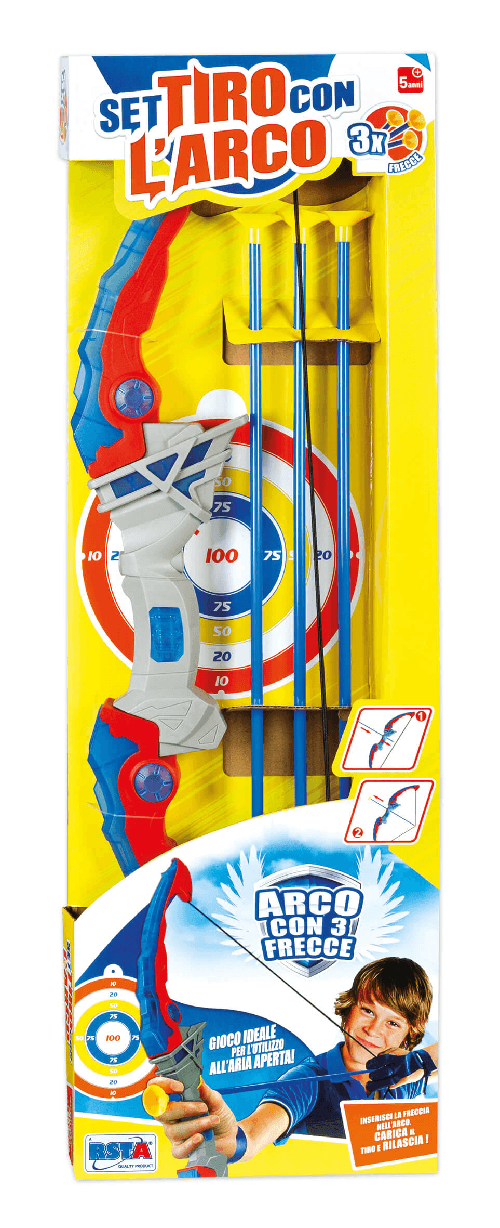 Rs Toys PLAYSET TIRO CON L'ARCO 3 FRECCE - 11316