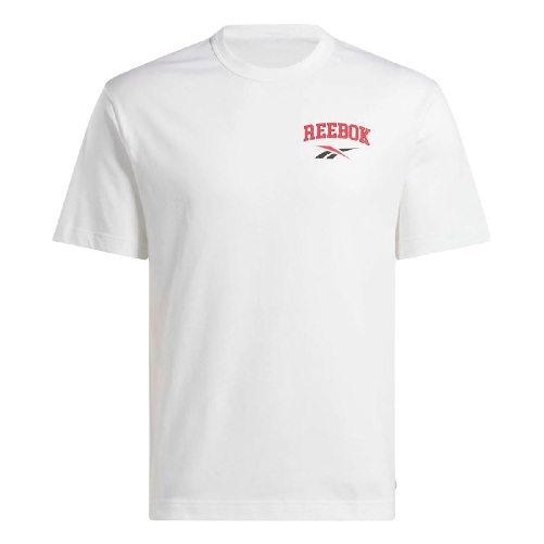 Maglia a Maniche Corte Uomo Reebok Gs Hs Guaranteed Tee Bianco