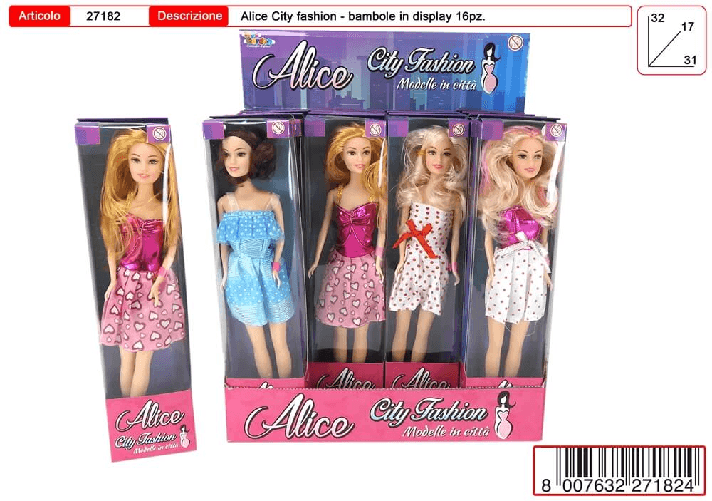 Toys Garden ALICE CITY FASHION 29cm - 27182