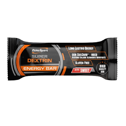 Ethicsport SUPER DEXTRIN Energy Bar barretta energetica gusto SWEET box da 25 barrette 45g