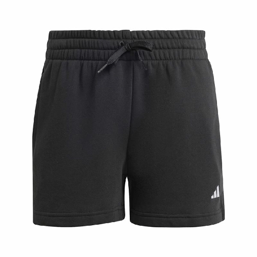 Adidas Pantaloncino Sportivo Adidas Essentials Small Logo Fleece Shorts Nero