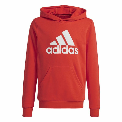 Adidas Felpa con Cappuccio Bambino Adidas Big Logo Essentials Rosso