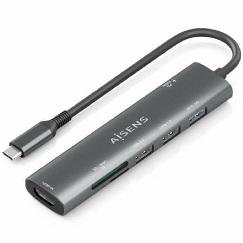 Aisens Hub USB Aisens ASUC-7P027-GR