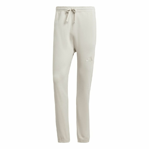 Pantalone Lungo Sportivo Adidas All Szn French Terry Regular Tapered Bianco Beige Uomo