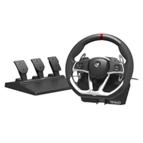 Hori Force Feedback Racing Wheel DLX Nero USB Sterzo + Pedali Digitale Xbox One, Xbox Series S, Xbox Series X HORI Supporto per Volante e Pedali Gamin