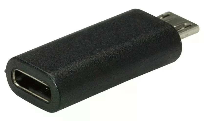 Roline Value VALUE 12.99.3192 adattatore per inversione del genere dei cavi Micro-USB B USB-C Nero Adattatore Usb 2.0 Micro B-C M/F Value
