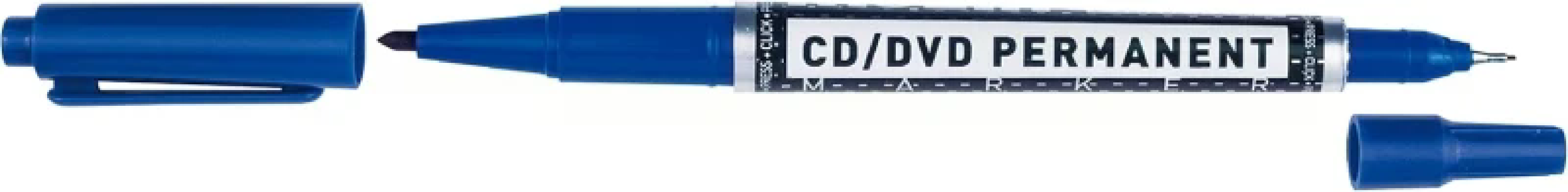 Molin Pennarello indelebile Molin per CD DVD - Doppia punta 04 e 1 mm