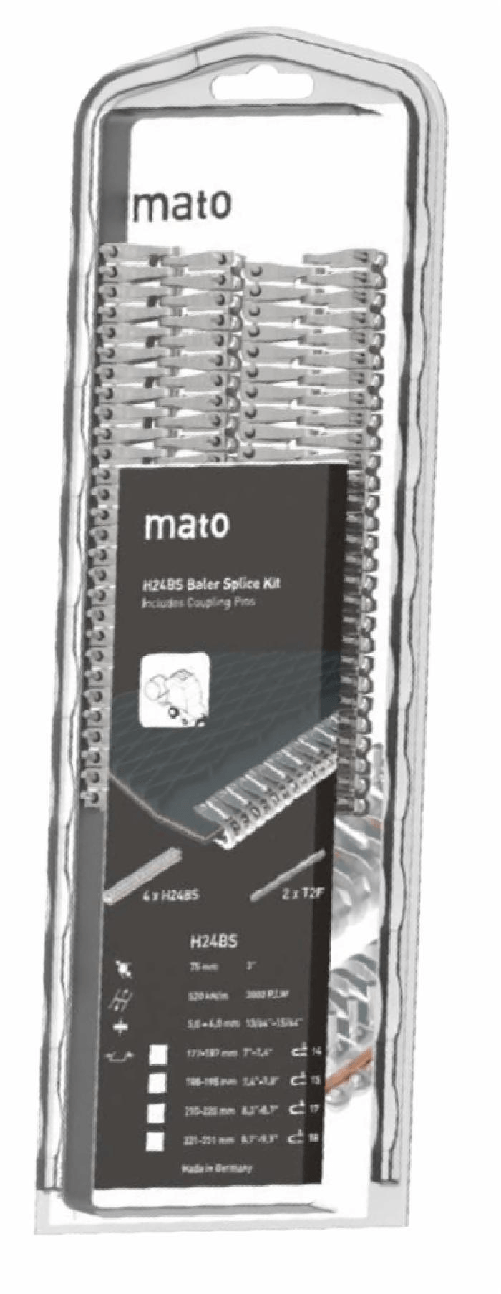 Graffe Mato H24BS per cinghie rotopressa larghezza 210-220mm