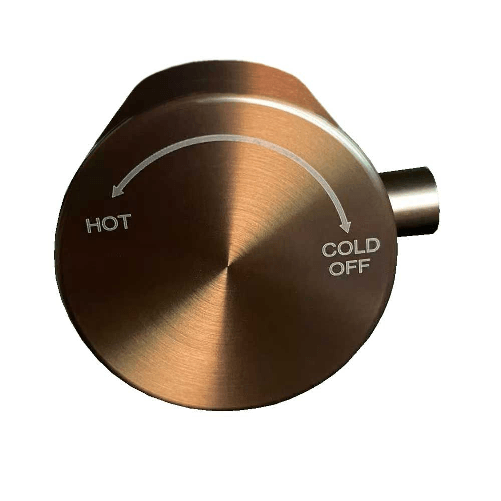 SINED Maniglia Inox Oro Rosa Per Docce Da Giardino