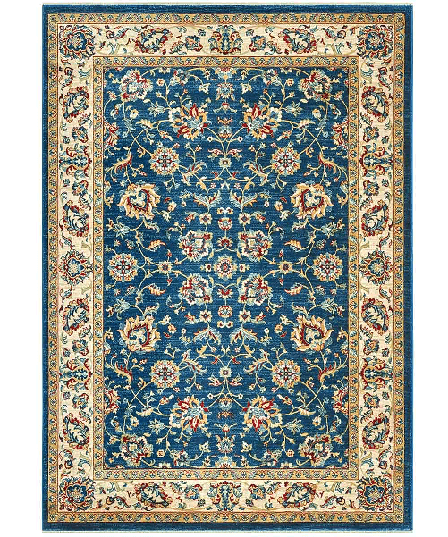 PIERRE TAPPETI Tappeto Kazakh 1517 Blu Navy Misura 120X180