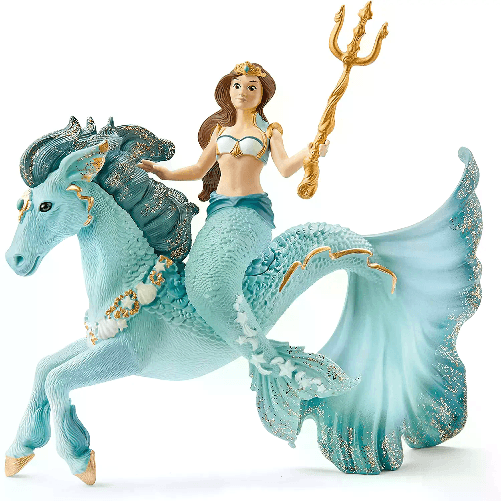 Schleich BAYALA 70594 action figure giocattolo Schleich Sirena Eyela e il Cavallo Subacqueo