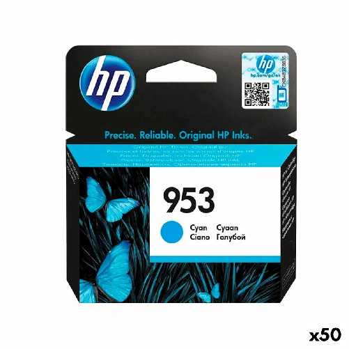 Cartuccia ad Inchiostro Originale HP 953 Ciano (50 Unità)