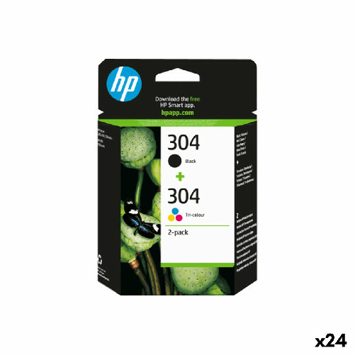Cartuccia ad Inchiostro Originale HP No304 Giallo (24 Unità)