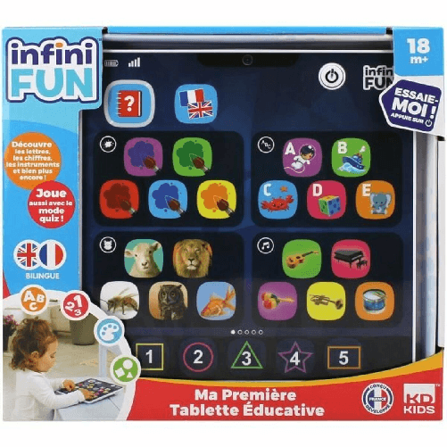 Bigbuy Home KD Kids I1146FR KDFR (EX S1146) INFINIFUN First Tablet BigBuy Home Tablet Interattivo per Bambini TALDEC My 1st tablet