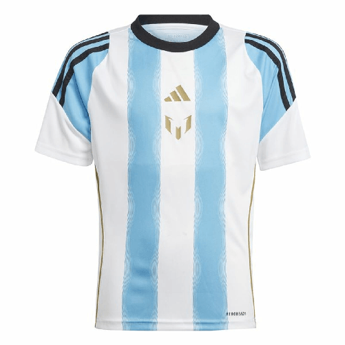 Maglia da Calcio Adidas Messi Training Azzurro Bianco