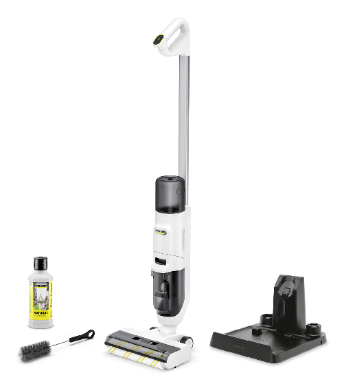 Kärcher FCV 2 Natural N aspirapolvere senza filo Bianco Senza sacchetto