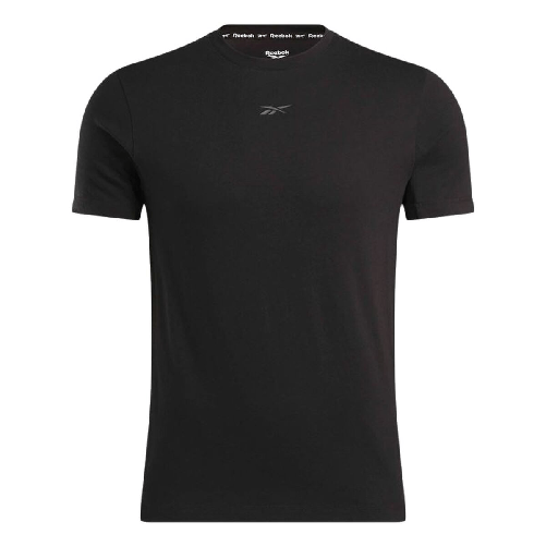Reebok Maglia a Maniche Corte Uomo Reebok Reebok Athlete Tee Nero